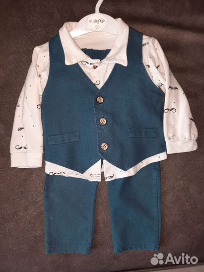 Костюм тройка на мальчика 80