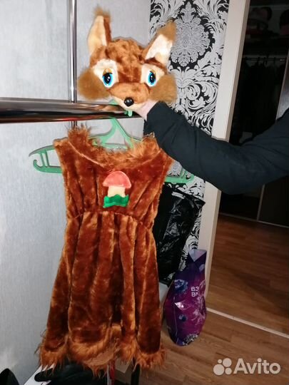 Детский новогодний костюм белки