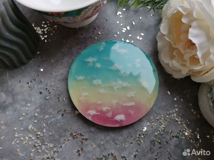 Подставка для кружек из эпоксидной смолы