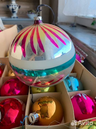 Шар елочный новогодний СССР