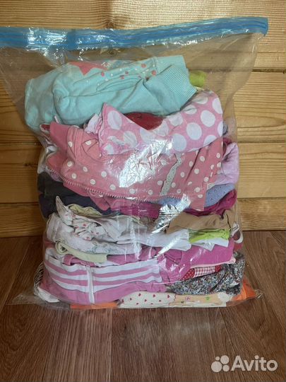 Пакет одежды на девочку 80