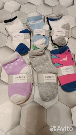 Носки Carter's от 1 года до 8 лет