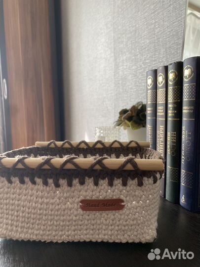 Корзины вязаные в наличии и на заказ