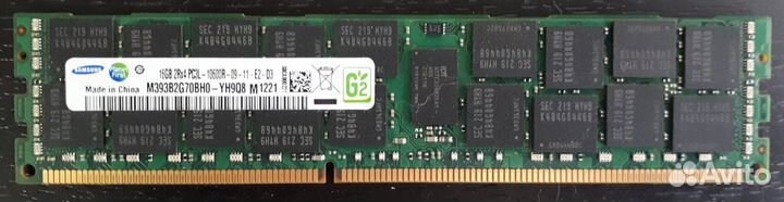 DDR3 REG 16Gb 10600R M393B2G70BH0-YH9
