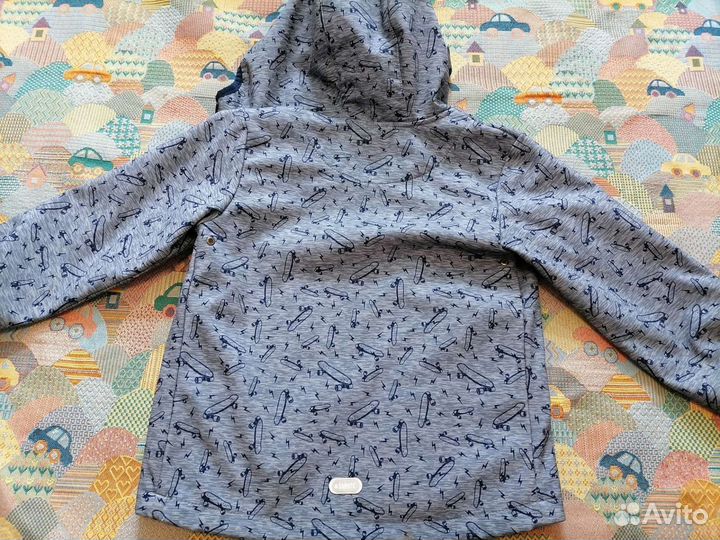 Ветровка для мальчика 128 флис