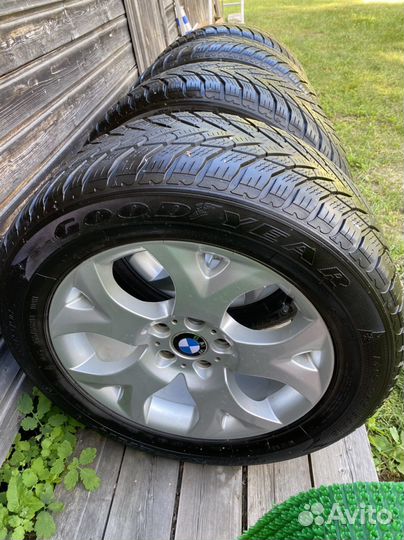 Диски r18 BMW x5 с зимней резиной Good Year 255/55