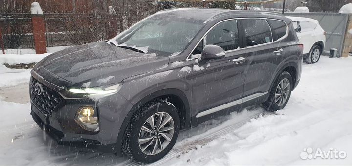 Hyundai Santa Fe 2.2 AT, 2019, 128 000 км