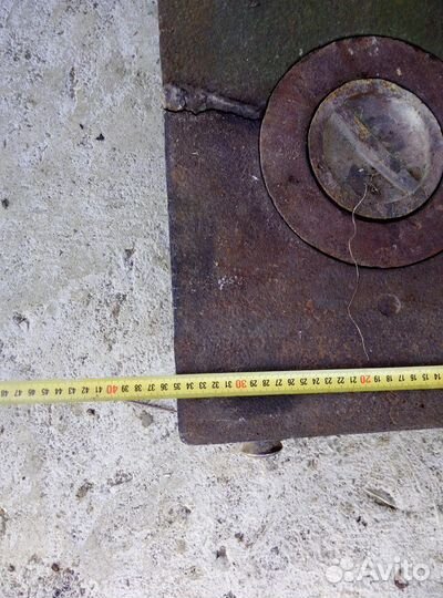 Печь буржуйка, чугунная