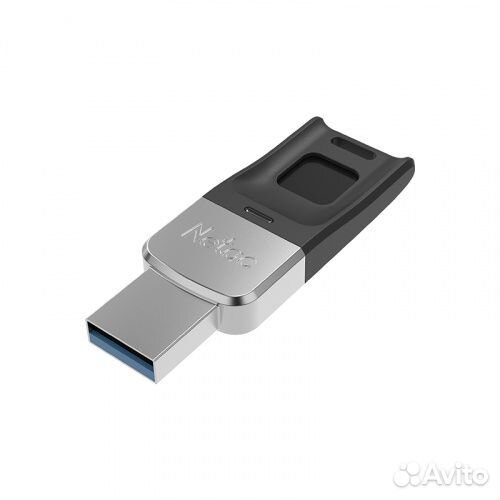 Flash Usb3.0 Netac US1 на 256GB (сканер пальца)
