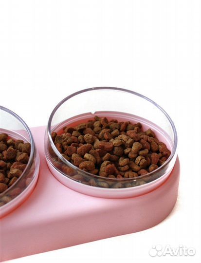 Миска для кошек на подставке с автопоилкой