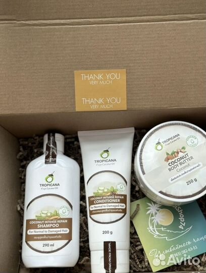 Комплект ухода для тела и волос от Tropicana
