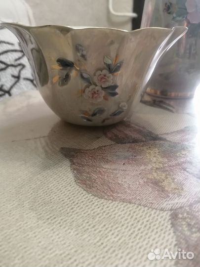 Вазы перламутровые фарфор