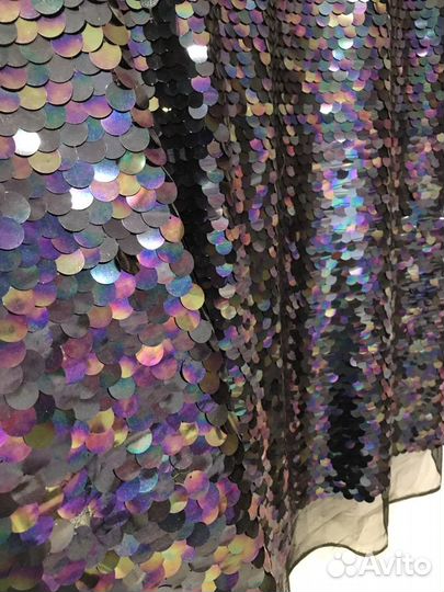 Ткань с пайетками ткань для фотофона