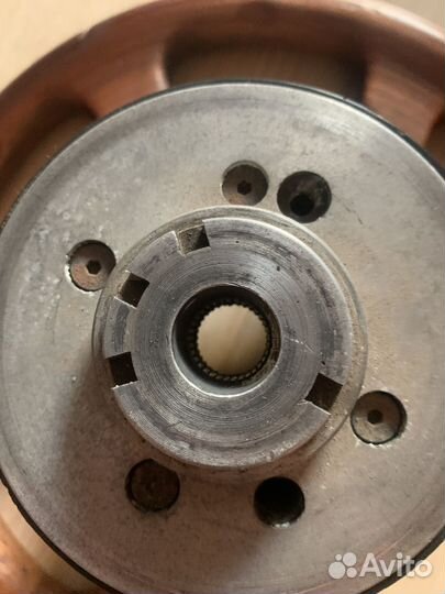 Спортивный руль деревянный