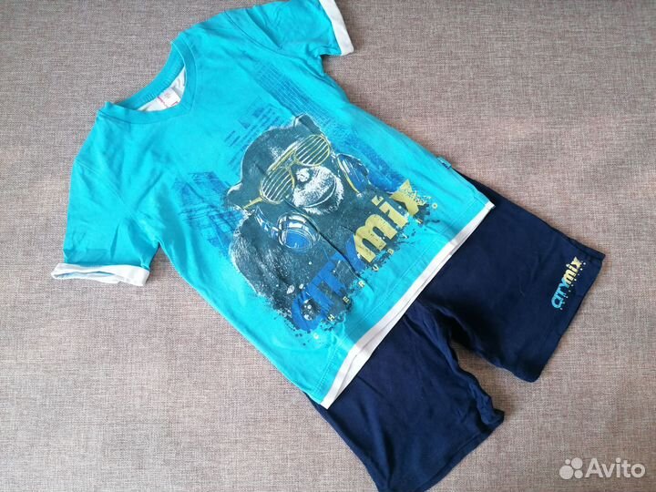 Комплект футболка и шорты, 116-122