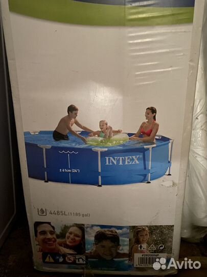 Каркасный бассейн intex