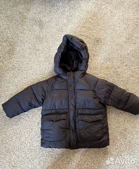 Детский пуховик zara 104
