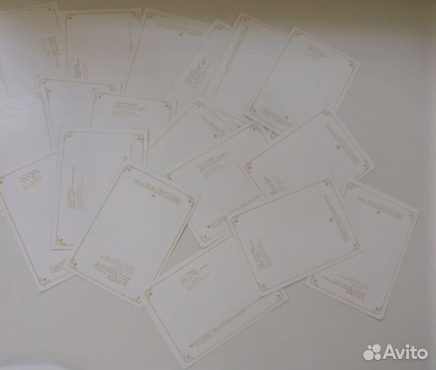 Набор открыток СССР русские художественные лаки