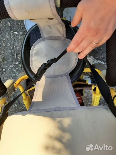 Велосипед коляска с ручкой lexx trike