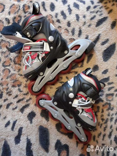 Роликовые коньки детские раздвижные