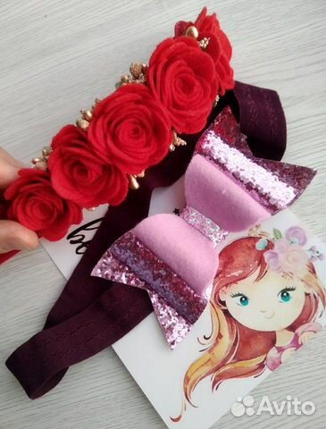 Ободки, заколки, резинки