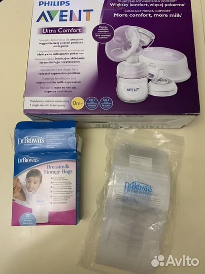 Молокоотсос, пакеты для заморозки молока