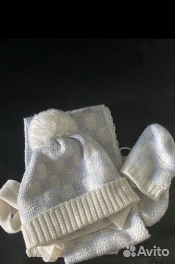 Il trenino шапка, шарфик и варежки