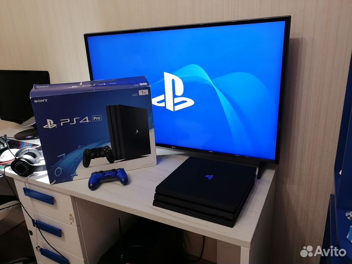 Sony playstation 4 PS4 pro 1tb с играми
