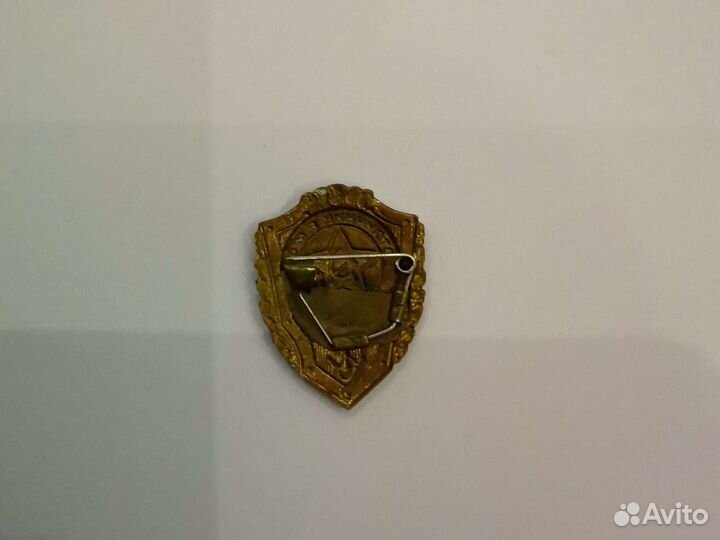 Значок отличник вмф, тяжёлый, 1957 год