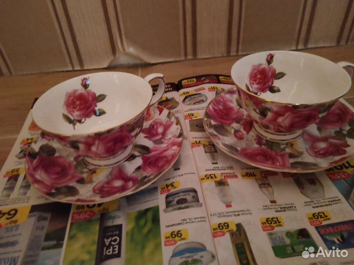 Столовый сервиз костяной фарфор