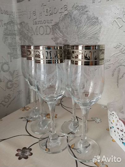 Хрустальные чашки/бокалы
