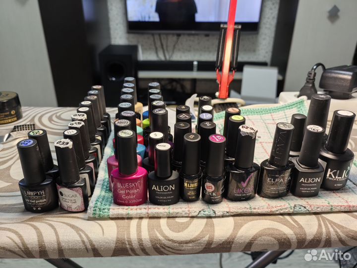 Гель лак, база и топ для маникюра