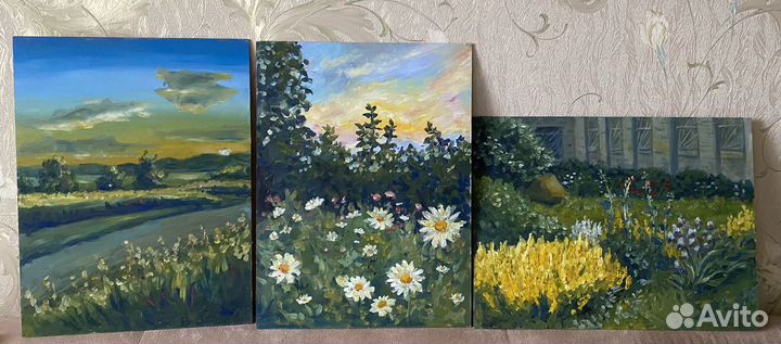 Этюды маслом 30 на 40