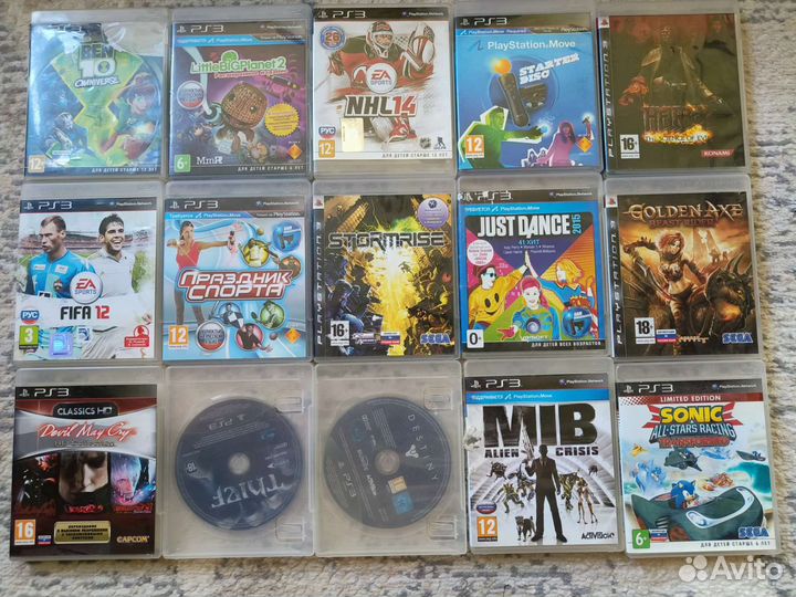 Диски на PS3