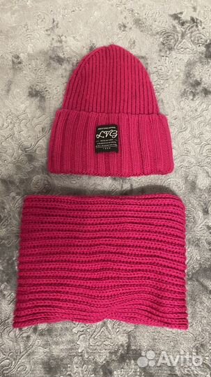 Шапка зимняя снуд шарф