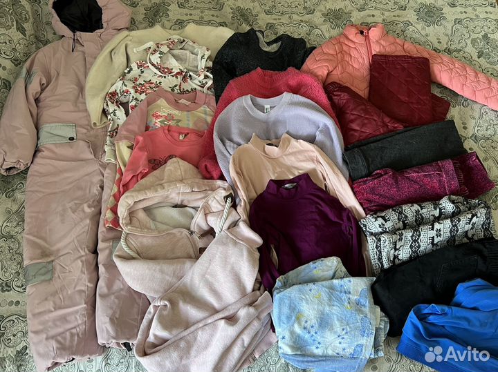 Одежда на девочку пакетом 122 128