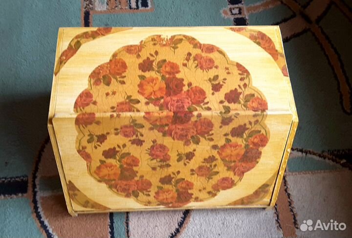 Хлебница. СССР. Декупаж