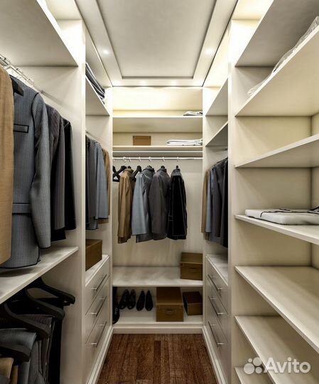 N5B7C4 Гардеробная с Зеркалом