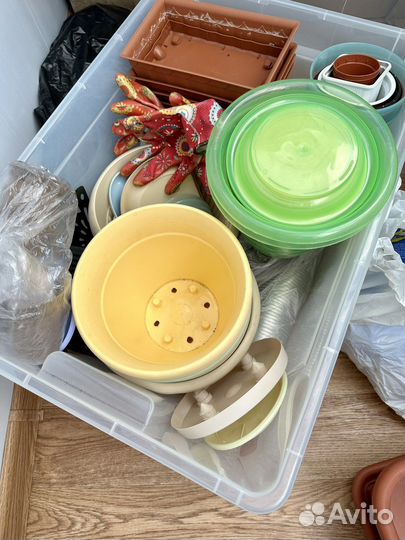 Цветочные горшки бу