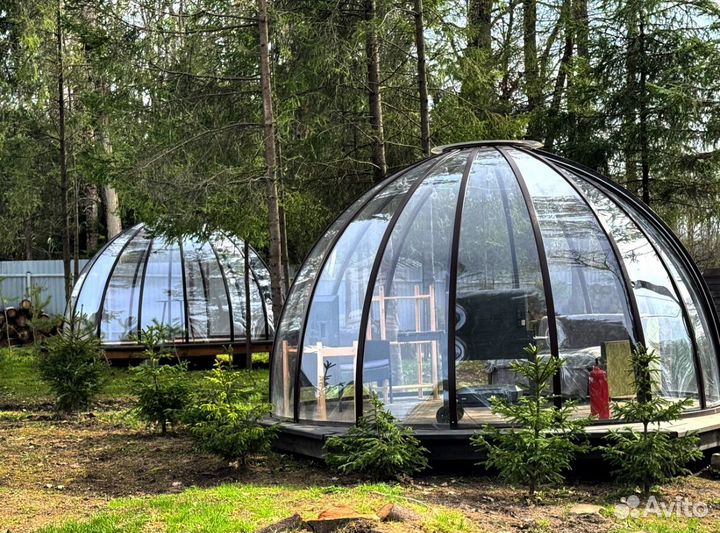 Аренда Беседок с мангалом в лесу так же баня