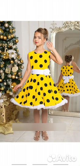 Платье для девочки 128 размер