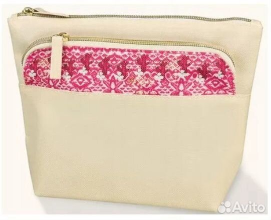 Новая бежевая косметичка