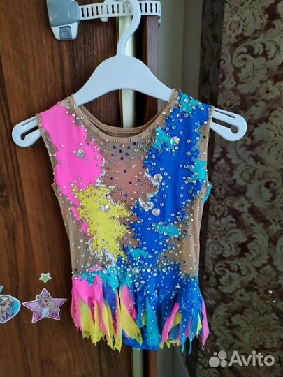 Купальник гимнастический для выступлений 98-110