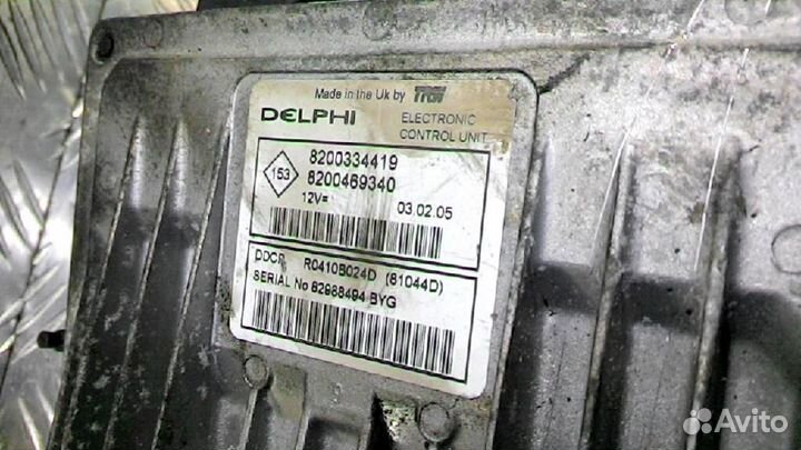 Блок управления двигателем Renault Megane