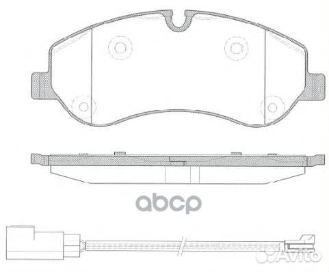1520.02 колодки дисковые передние Ford Transit