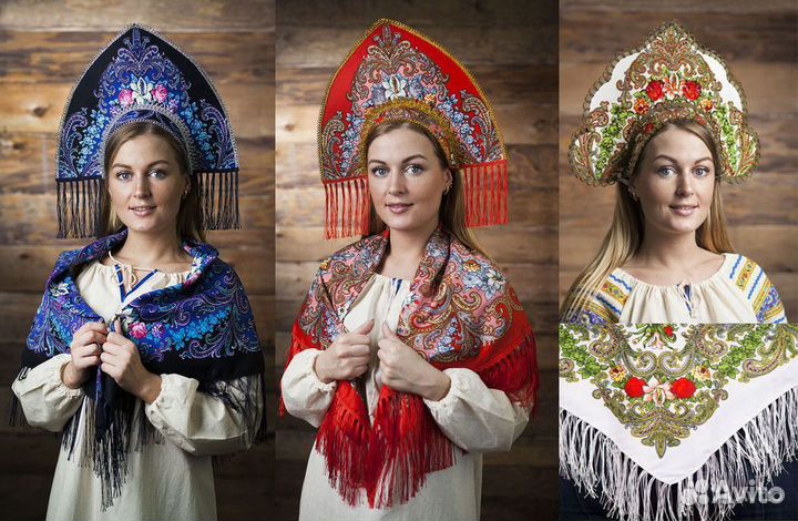 Кокошник русскии народныи для реб и взрос