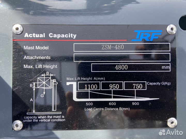 Вилочный погрузчик TRF D15-4i2, 2024