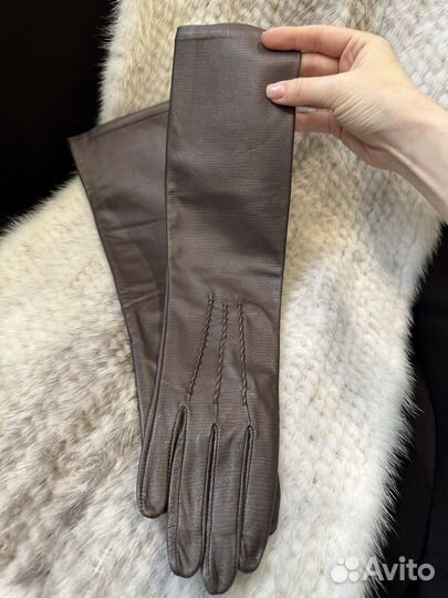 Перчатки женские длинные