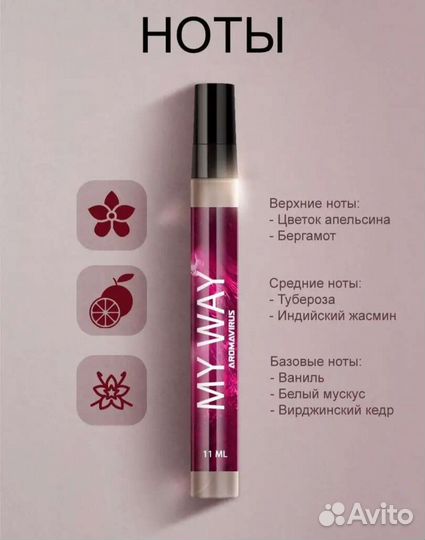 Масляные духи giorgio Armani MY WAY