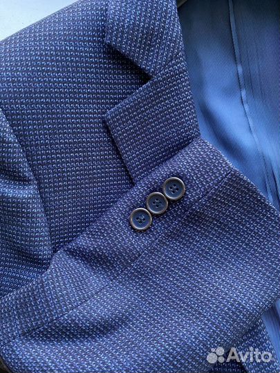 Van Cliff стильный пиджак с заплатками 152-158